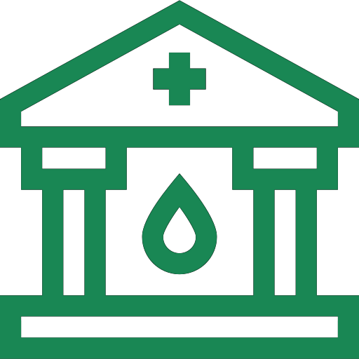 Service Icon: 24-Hours Blood Bank Services